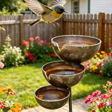 Bronze Bird Bath Feeder