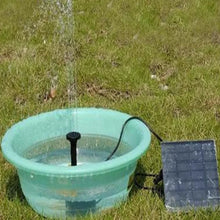 Solar Powered Bird Bath Fountain