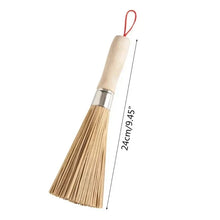 Long Handle Bamboo Wok Brush