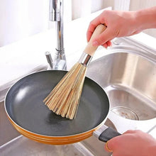 Long Handle Bamboo Wok Brush