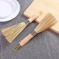 Long Handle Bamboo Wok Brush