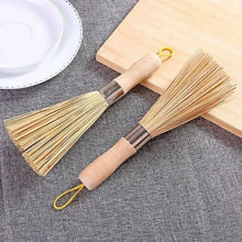 Long Handle Bamboo Wok Brush