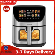 8.5L Multi Function air fryers Smart machine Viewing Window Electric Hot fryer Oilless Cooker with LED Touch Control,Family oven