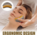 Cepillo facial contorno linfático, esculpido de barbilla y mandíbula, masajeador de drenaje para el rostro, diseñado ergonómicamente para ajustarse con precisión a la piel