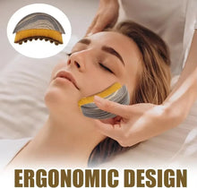 Cepillo facial contorno linfático, esculpido de barbilla y mandíbula, masajeador de drenaje para el rostro, diseñado ergonómicamente para ajustarse con precisión a la piel