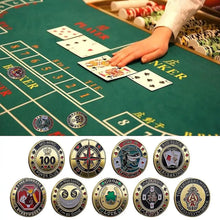 Poker Coin Metal Poker Card Guards -Card Presser HUGE Collection - Unique Designs - Professional Look & Feel