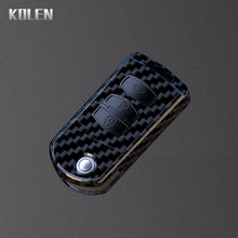 ABS Carbon Fiber Car Flip Key Case Cover For Mazda 2 3 5 6 8 CX7 CX-7 CX5 CX-5 CX9 CX-9 MX5 MX-5 M6 RX8 RX-8 2 3 4 Buttons Shell