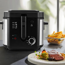 2.5L 1500W Electric Deep Fryer (US Plug) Large Capacity Countertop Home Fryer for Fried Chicken Fries Pot UL