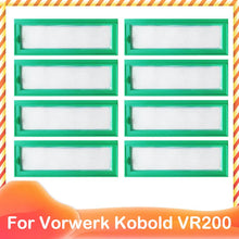 Spare Hepa Filter Side Brush For Vorwerk Kobold VR200 VR300 Robot Vacuum Cleaner Replacement