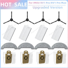 Compatible For IMOU RV1 Pro / IMOU RV1 Pro Max / IMOU RV1C Vacuum Parts Main Side Brush Filter Mop Cloth Dust Bag Accessories