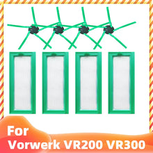 Spare Hepa Filter Side Brush For Vorwerk Kobold VR200 VR300 Robot Vacuum Cleaner Replacement