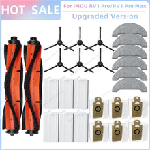 Compatible For IMOU RV1 Pro / IMOU RV1 Pro Max / IMOU RV1C Vacuum Parts Main Side Brush Filter Mop Cloth Dust Bag Accessories