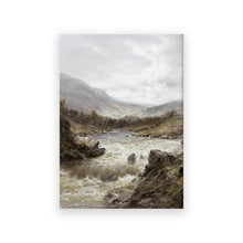 Rustic Mountain Forest Landscape Canvas Prints, Vintage Farmhouse Wall Art - image 7