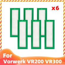 Spare Hepa Filter Side Brush For Vorwerk Kobold VR200 VR300 Robot Vacuum Cleaner Replacement