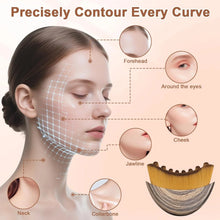 Cepillo facial contorno linfático, esculpido de barbilla y mandíbula, masajeador de drenaje para el rostro, diseñado ergonómicamente para ajustarse con precisión a la piel