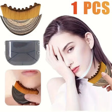Cepillo facial contorno linfático, esculpido de barbilla y mandíbula, masajeador de drenaje para el rostro, diseñado ergonómicamente para ajustarse con precisión a la piel