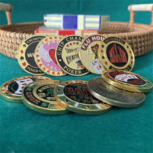 Poker Coin Metal Poker Card Guards -Card Presser HUGE Collection - Unique Designs - Professional Look & Feel