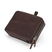 Estuche de lujo CONTACT'S FAMILY para 6 relojes, caja de almacenamiento, organizador de viaje portátil para correas de reloj, estuche para herramientas y accesorios
