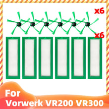 Spare Hepa Filter Side Brush For Vorwerk Kobold VR200 VR300 Robot Vacuum Cleaner Replacement