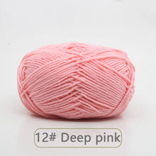 50g Soft Wool Milk Cotton Yarn Crochet Anti-Pilling Hand Knitting Thread For Cardigan Scarf Hat Baby Sweater Doll Supplies