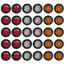 Luz de posición lateral LED DRL 12V 24V para camión, auto, tráiler, autobús, luz trasera de freno, accesorios para camión, luces traseras