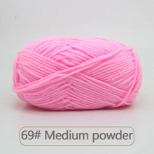 50g Soft Wool Milk Cotton Yarn Crochet Anti-Pilling Hand Knitting Thread For Cardigan Scarf Hat Baby Sweater Doll Supplies