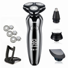 ZOZEN Electric Razor Electric Shaver Rotary Shaving Machine Cutter Recharge for Men Beard Trimmer Wet-Dry Dual Use Waterproof