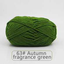 50g Soft Wool Milk Cotton Yarn Crochet Anti-Pilling Hand Knitting Thread For Cardigan Scarf Hat Baby Sweater Doll Supplies