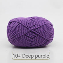50g Soft Wool Milk Cotton Yarn Crochet Anti-Pilling Hand Knitting Thread For Cardigan Scarf Hat Baby Sweater Doll Supplies
