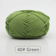 50g Soft Wool Milk Cotton Yarn Crochet Anti-Pilling Hand Knitting Thread For Cardigan Scarf Hat Baby Sweater Doll Supplies