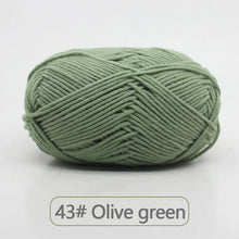 50g Soft Wool Milk Cotton Yarn Crochet Anti-Pilling Hand Knitting Thread For Cardigan Scarf Hat Baby Sweater Doll Supplies