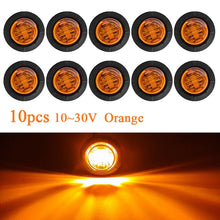 Luz de posición lateral LED DRL 12V 24V para camión, auto, tráiler, autobús, luz trasera de freno, accesorios para camión, luces traseras