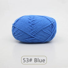 50g Soft Wool Milk Cotton Yarn Crochet Anti-Pilling Hand Knitting Thread For Cardigan Scarf Hat Baby Sweater Doll Supplies