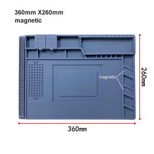Silicone Soldering Mat Pad Desk Platform  for Welding Station Iron Phone PC  Repair Magnetic Heat Insulation No Lead S-160