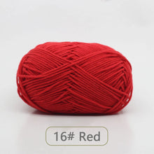 50g Soft Wool Milk Cotton Yarn Crochet Anti-Pilling Hand Knitting Thread For Cardigan Scarf Hat Baby Sweater Doll Supplies