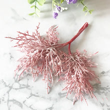 6pcs Artificial Plants Fake Grass Artificial Flowers for Home garland DIY Scrapbooking Wedding Christmas Decoration