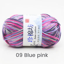 50g/PC Double Knitting Crochet Milk Soft Warm Wool Yarn Hand Knitted Colourful Fancy Yarn DIY Craft Knit Sweater Scarf Hat