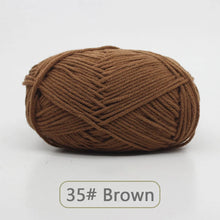 50g Soft Wool Milk Cotton Yarn Crochet Anti-Pilling Hand Knitting Thread For Cardigan Scarf Hat Baby Sweater Doll Supplies