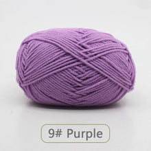 50g Soft Wool Milk Cotton Yarn Crochet Anti-Pilling Hand Knitting Thread For Cardigan Scarf Hat Baby Sweater Doll Supplies