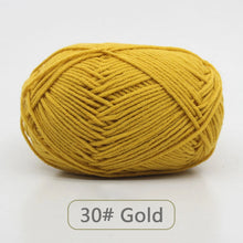 50g Soft Wool Milk Cotton Yarn Crochet Anti-Pilling Hand Knitting Thread For Cardigan Scarf Hat Baby Sweater Doll Supplies