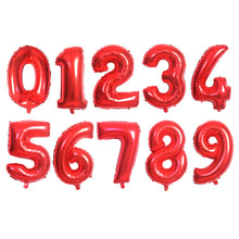 16/32/40 inch Big Size Rose Gold Sliver digital number Figure Foil balloons Adult Birthday Party Decoration Supplies Ballon