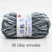 50g/PC Double Knitting Crochet Milk Soft Warm Wool Yarn Hand Knitted Colourful Fancy Yarn DIY Craft Knit Sweater Scarf Hat