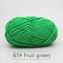 50g Soft Wool Milk Cotton Yarn Crochet Anti-Pilling Hand Knitting Thread For Cardigan Scarf Hat Baby Sweater Doll Supplies