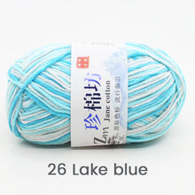 50g/PC Double Knitting Crochet Milk Soft Warm Wool Yarn Hand Knitted Colourful Fancy Yarn DIY Craft Knit Sweater Scarf Hat