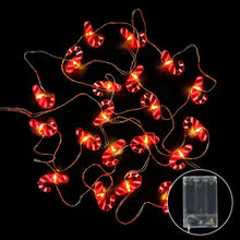2 Meters Christmas LED Light Decorations Santa Claus Elk Christmas Tree Snowflakes Snowman Ornament Garland Glowing In the Dark