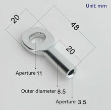 Gym Accessories 5 MM/6 MM Cable Interface Parts Port Components Fitness Equipment Accessories Chain Wire Rope Port Joint Parts