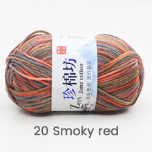 50g/PC Double Knitting Crochet Milk Soft Warm Wool Yarn Hand Knitted Colourful Fancy Yarn DIY Craft Knit Sweater Scarf Hat