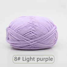 50g Soft Wool Milk Cotton Yarn Crochet Anti-Pilling Hand Knitting Thread For Cardigan Scarf Hat Baby Sweater Doll Supplies