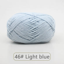 50g Soft Wool Milk Cotton Yarn Crochet Anti-Pilling Hand Knitting Thread For Cardigan Scarf Hat Baby Sweater Doll Supplies