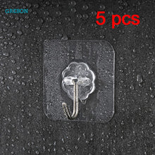 Wall Hook For Hanging Kitchen Velcro Hooks On Suction Cup Strong Waterproof Adhesive Hanger To The Bathroom Transparent Holder